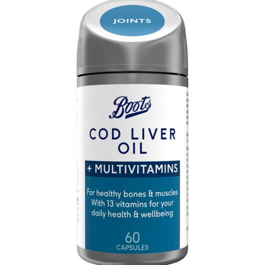 Boots Cod Liver Oil + Multivitamins 60 Capsules (2 Month Supply)