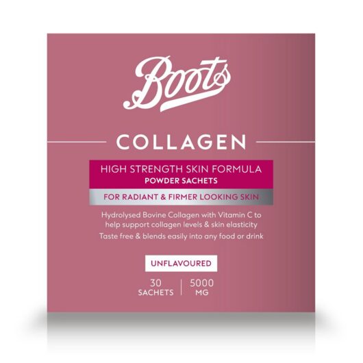 Boots Collagen High Strength Skin Formula 5000 Mg Powder 5G X 30S Sachets