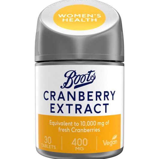 Boots Cranberry Extract 400Mg 30 Tablets (1 Month Supply)
