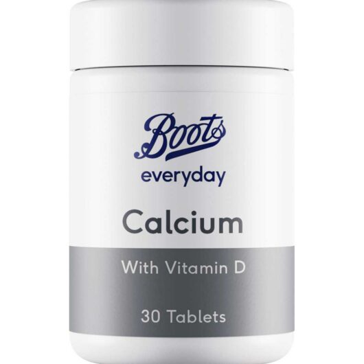 Boots Everyday Calcium + Vitamin D - 30 Tablets