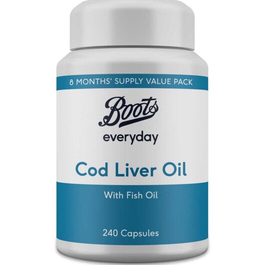Boots Everyday Cod Liver Oil 240 Capsules
