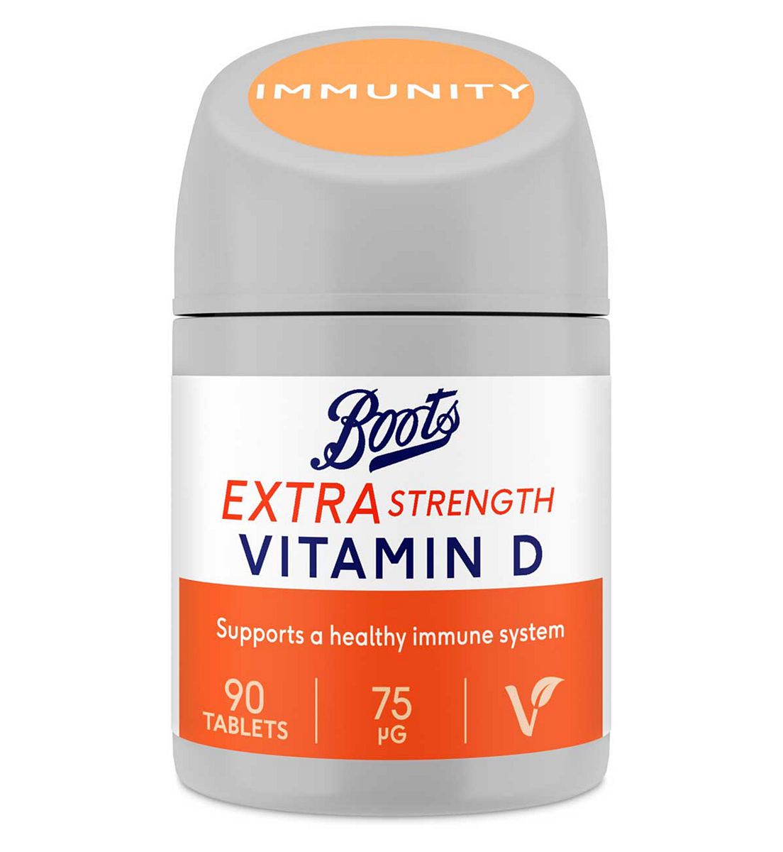 Boots Extra Strength Vitamin D 75 Μg Food Supplement 90 Tablets