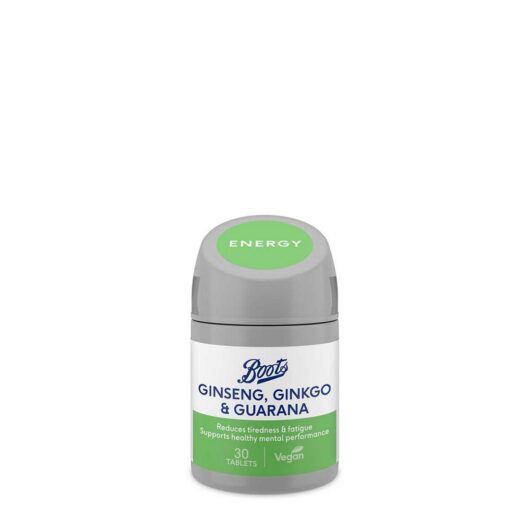 Boots Ginseng, Ginkgo & Guarana - 30 One A Day Tablets