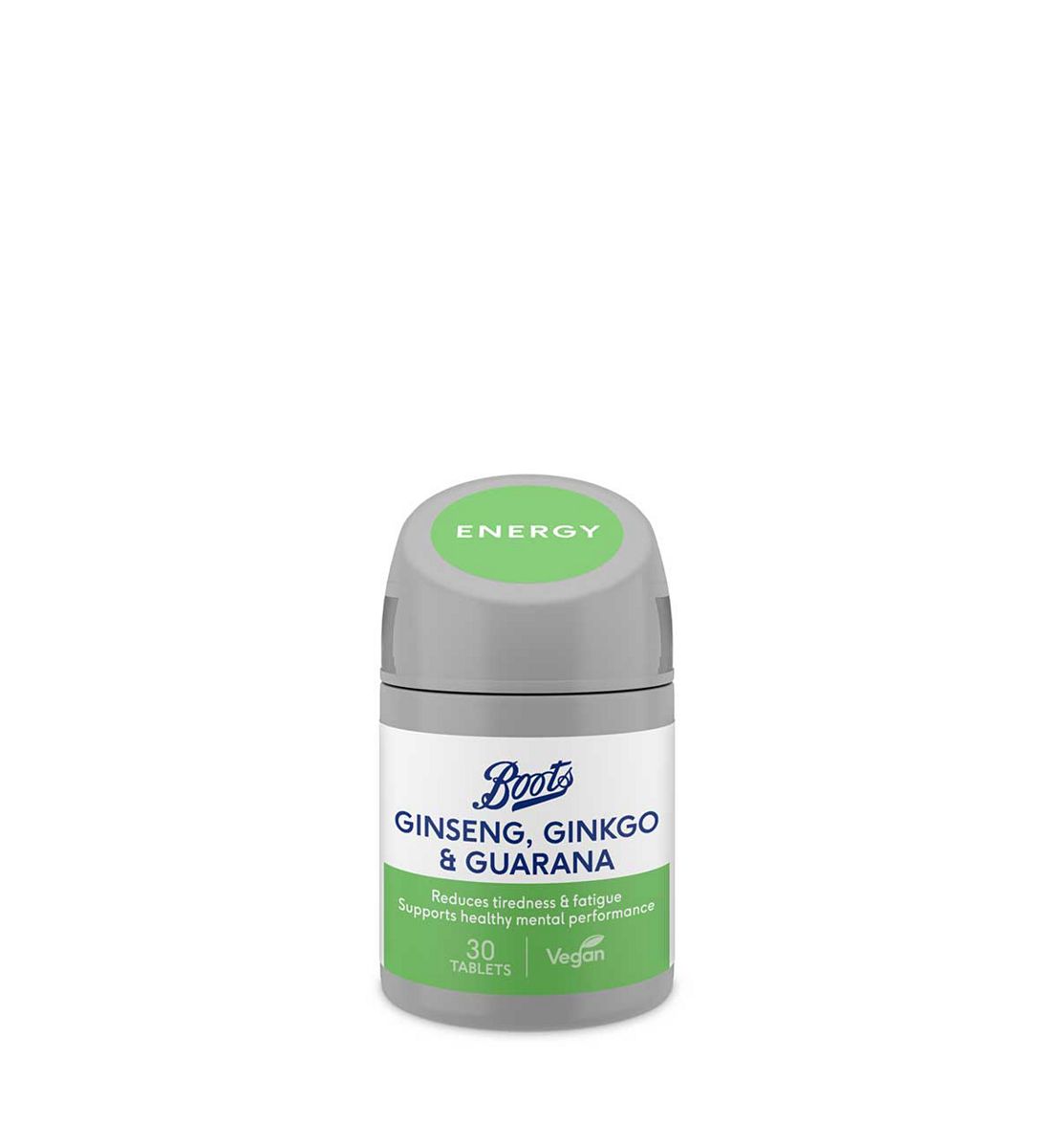 Boots Ginseng, Ginkgo & Guarana - 30 One A Day Tablets
