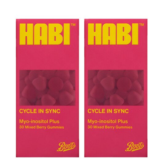 Boots Habi Cycle In Sync Myo-Inositol 60 Gummies Bundle