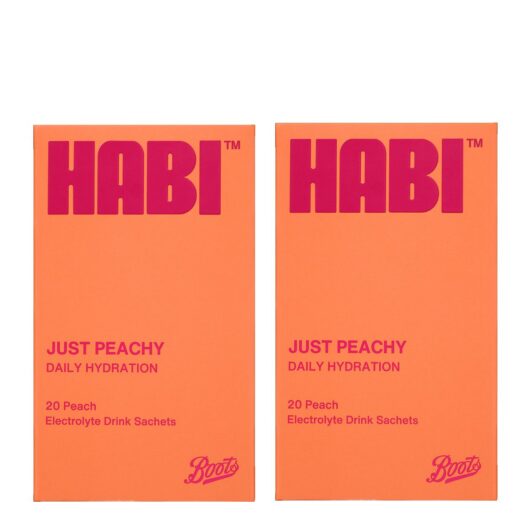 Boots Habi Just Peachy Electrolyte Powder Bundle 40 Sachets
