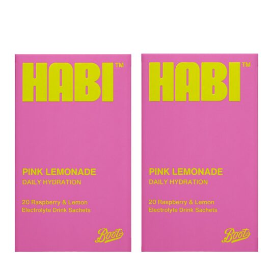 Boots Habi Pink Lemonade Electrolyte Powder Bundle 40 Sachets