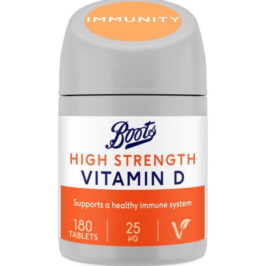 Boots High Strength Vitamin D 25 Μg Food Supplement 180 Tablets