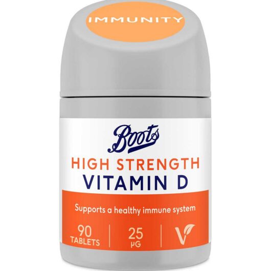Boots High Strength Vitamin D 25 Μg Food Supplement 90 Tablets