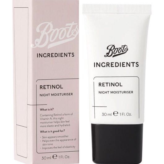 Boots Ingredients Retinol Night Moisturiser 30Ml