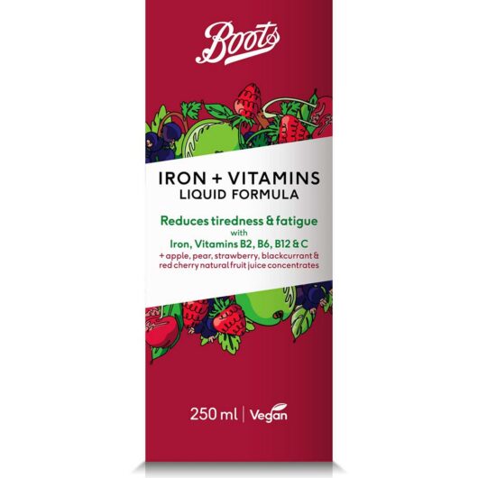 Boots Iron + Vitamin Liquid Formula,250 Ml