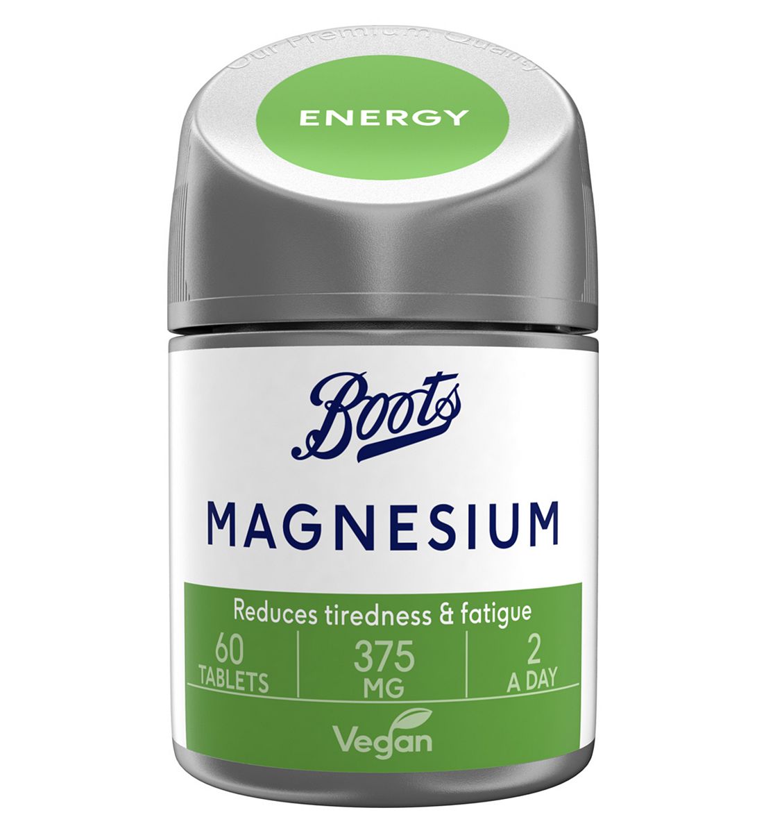 Boots Magnesium 375Mg 60 Tablets (1 Month Supply)