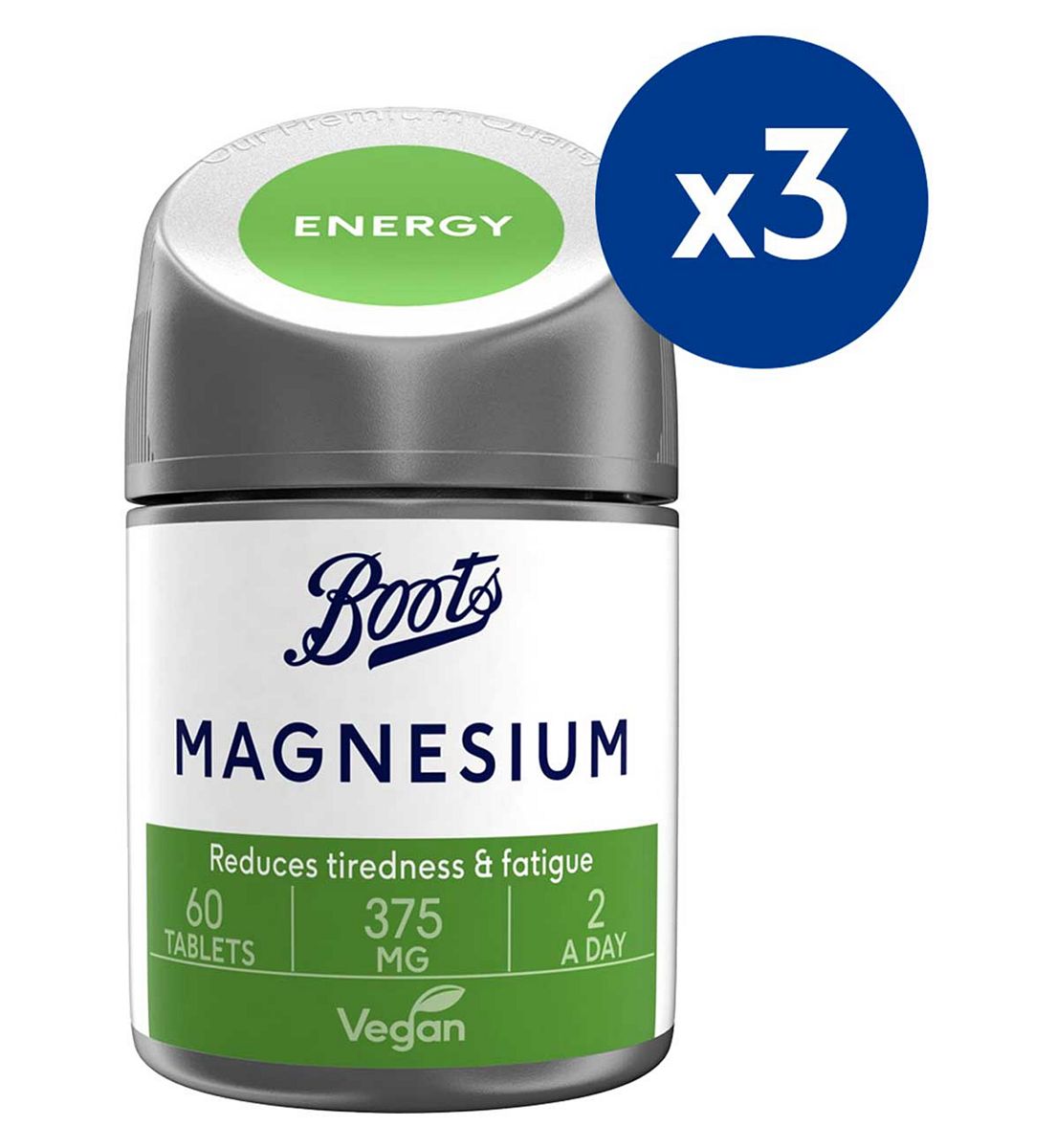 Boots Magnesium 375Mg Bundle (3 Months)
