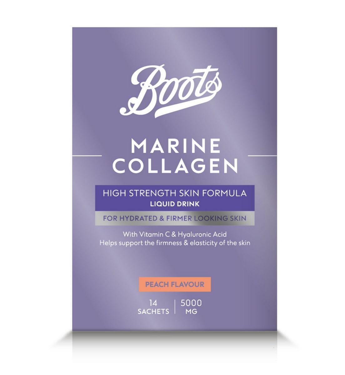 Boots Marine Collagen 5000 Mg Liquid Drink 14 Sachets