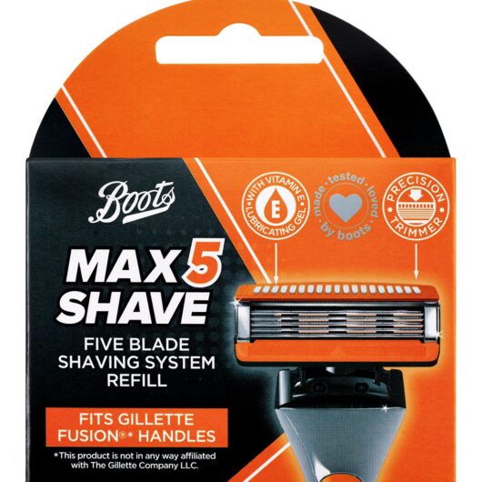 Boots Max Shave 5 Blade Universal Refill 4 Pack