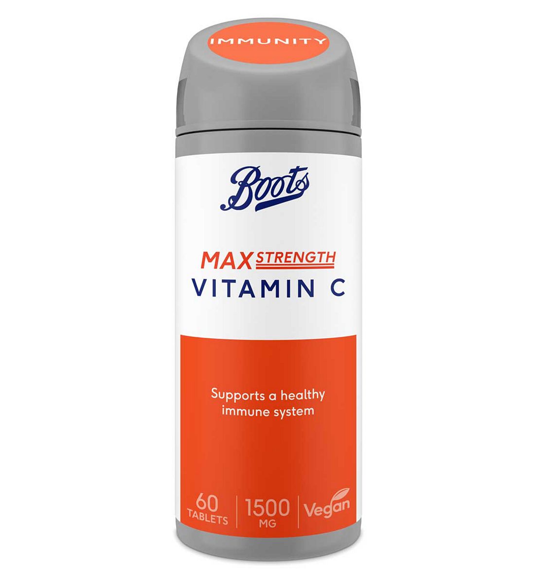 Boots Max Strength Vitamin C 1500Mg 60 Tablets