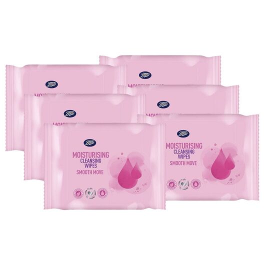 Boots Moisturising Cleansing Facial Wipes Bundle