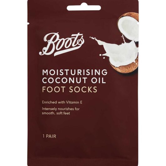 Boots Moisturising Coconut Oil Foot Socks