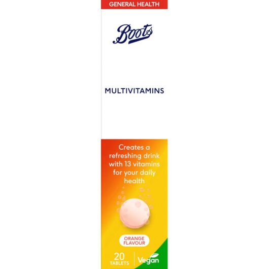 Boots Multivitamin Effervescent Orange 20 Tablets
