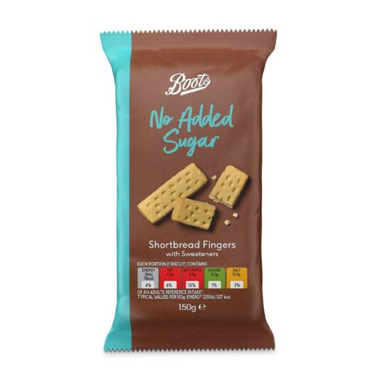 Boots No Added Sugar Shortbread Fingers