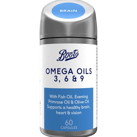 Boots Omega Oils 3, 6 And 9 60 Capsules (2 Month Supply)