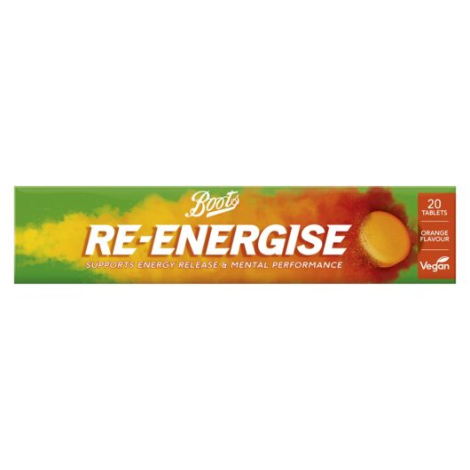 Boots Re-Energise Orange 20 Effervescent Tablets