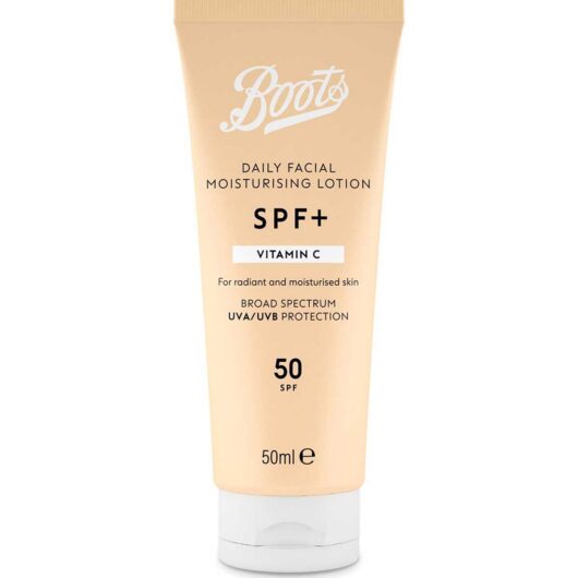 Boots Spf+ Vitamin C Moisturising Lotion Spf50 50Ml