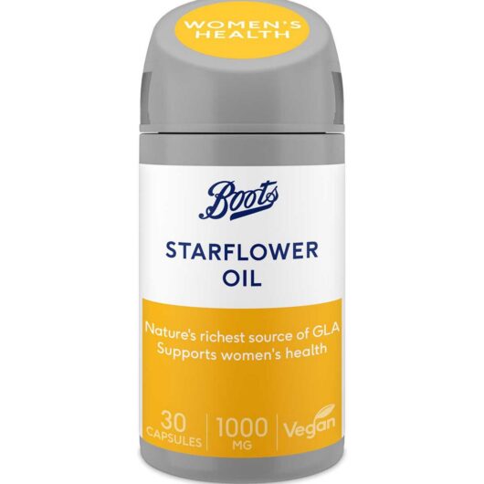 Boots Starflower Oil 1000 Mg 30 Capsules (1 Month Supply)