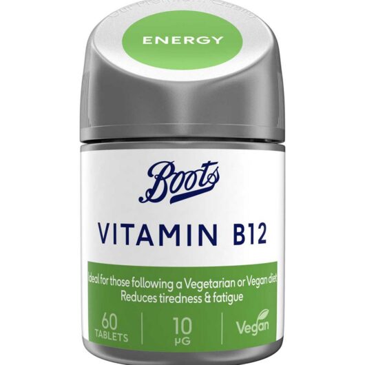 Boots Vitamin B12 Food Supplement 60 Tablets