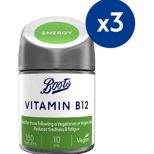 Boots Vitamin B12 Tablets 180S Bundle