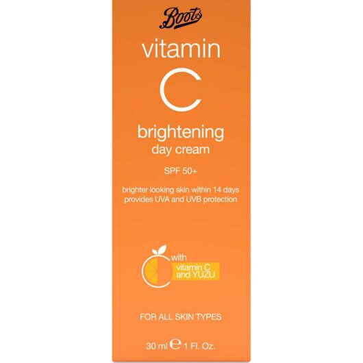 Boots Vitamin C Brightening Day Cream Spf50+ 30Ml