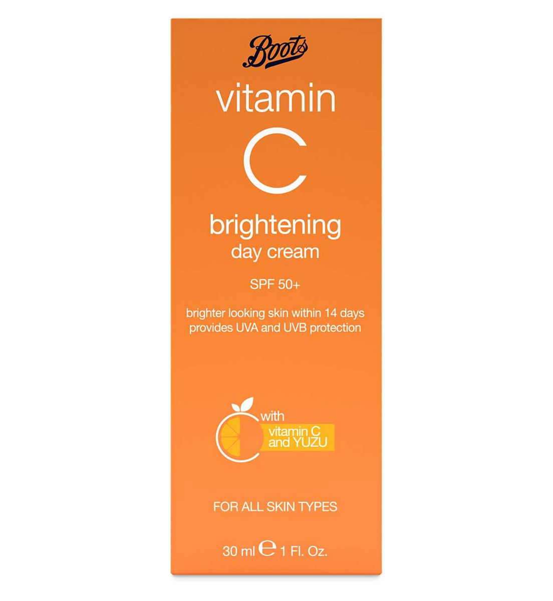Boots Vitamin C Brightening Day Cream Spf50+ 30Ml