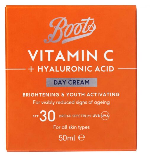 Boots Vitamin C + Hyaluronic Acid Day Cream Spf30 50Ml