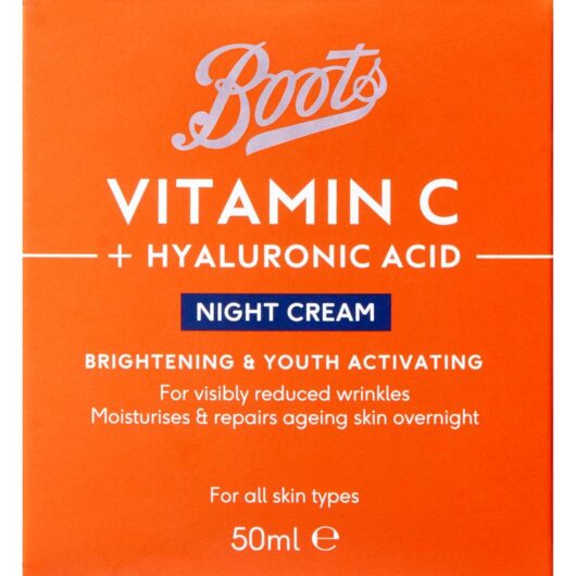 Boots Vitamin C + Hyaluronic Acid Night Crerm 50Ml