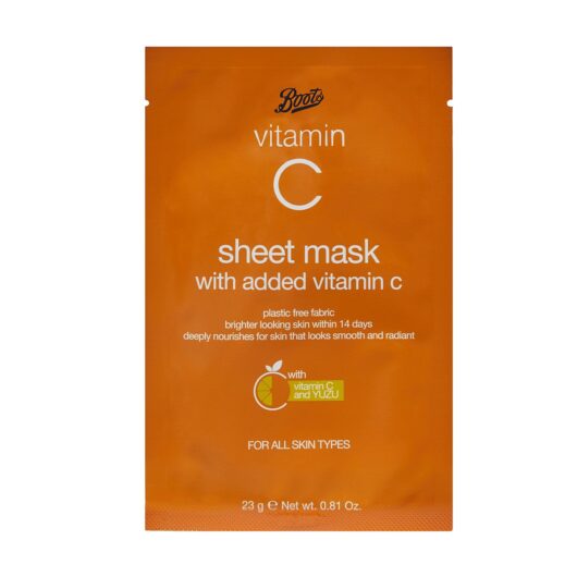 Boots Vitamin C Sheet Mask With Added