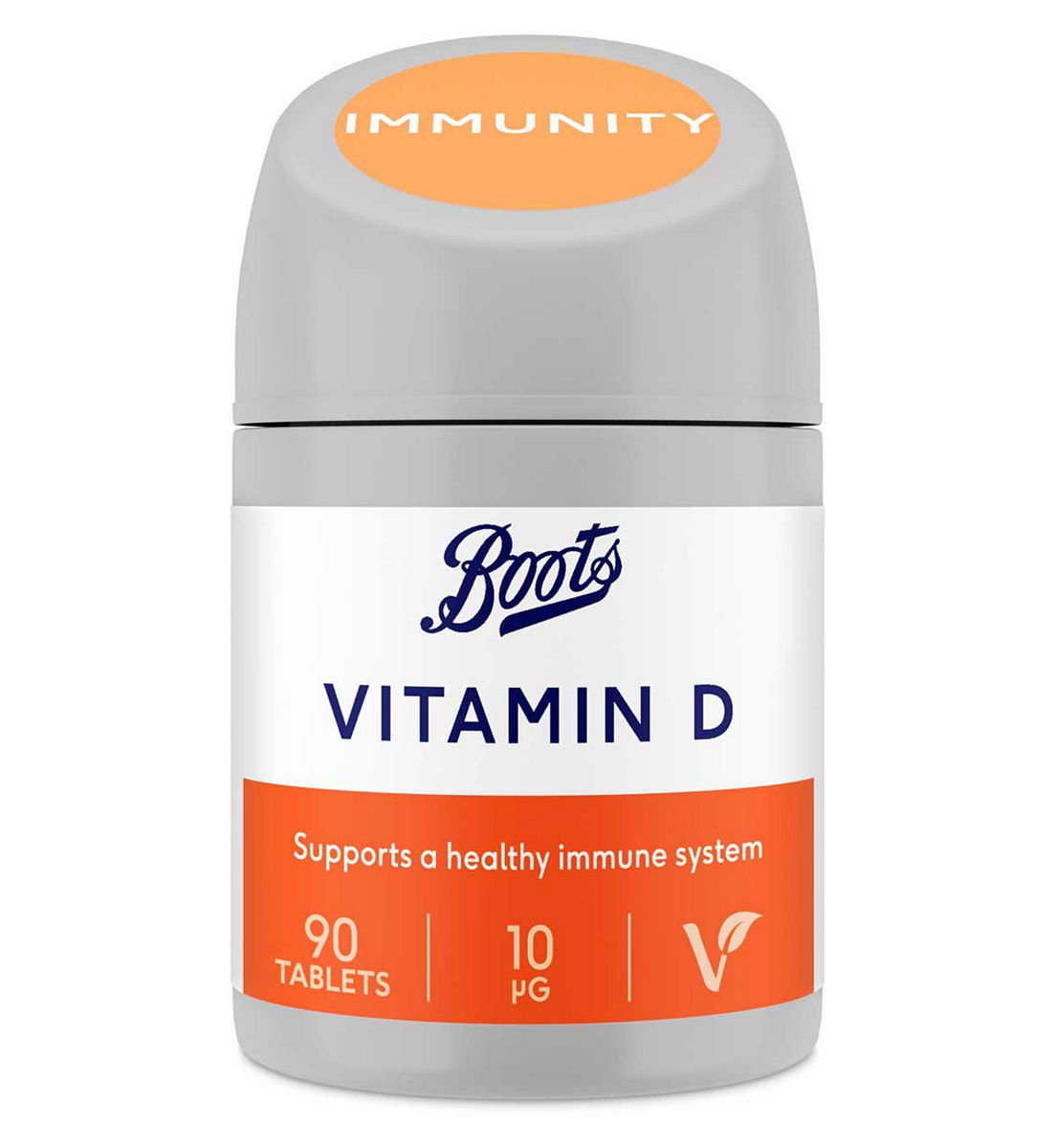 Boots Vitamin D 10 Μg Food Supplement 90 Tablets