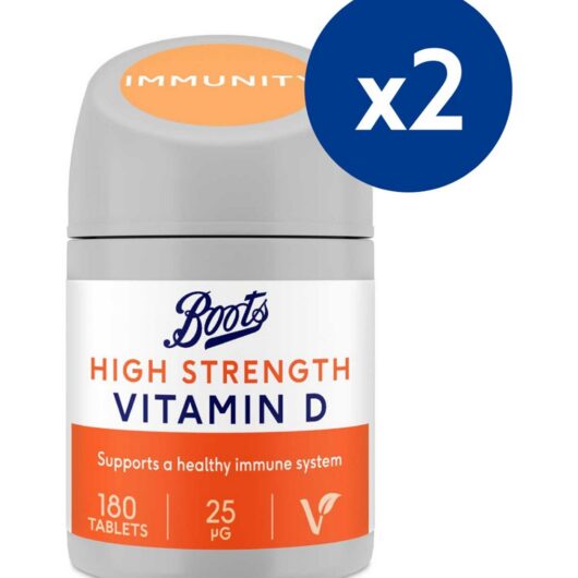 Boots Vitamin D Tablets 25Ug 180S Bundle