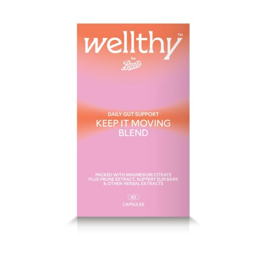 Boots Wellthy By Daily Gut Keep It Moving Blend Capsules - 60