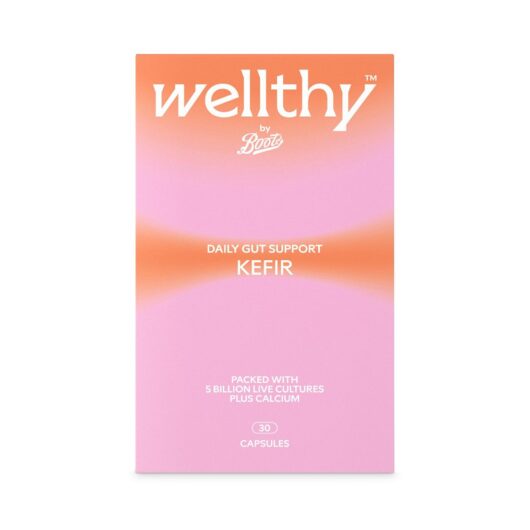 Boots Wellthy By Daily Gut Support Kefir 30 Capsules