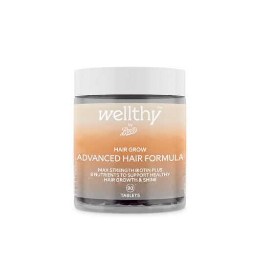 Boots Wellthy By Hair Grow Advanced Formula 90 Tablets