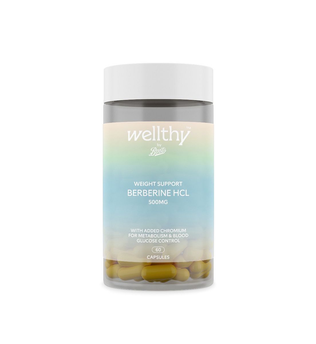 Boots Wellthy By Weight Support Berberine 60 Capsules