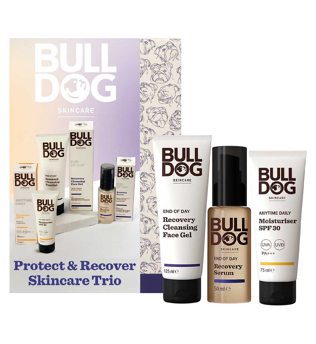 Bulldog Skincare Advanced Trio Men's Gift Set