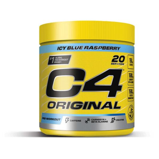 C4 Original Pre-Workout Blue Raspberry 20 Serve 132g