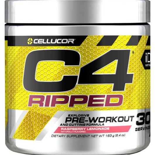 C4 Ripped Pre-Workout Raspberry Lemonade - 192g
