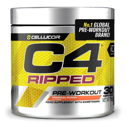 C4 Ripped Pre-Workout Tropical Punch 189g