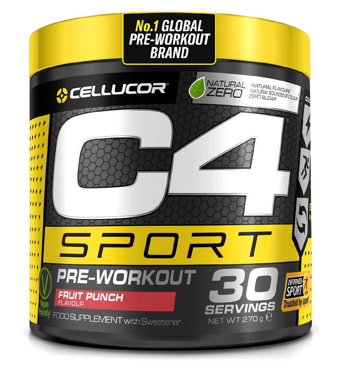 C4 Sport Pre-Workout Fruit Punch 270g