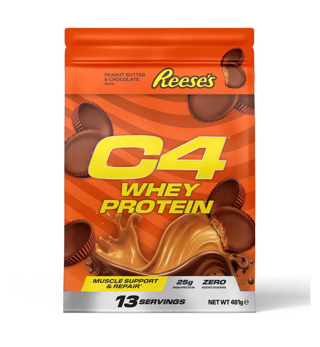 C4 Whey Protein Reese's Peanut Butter Cup 13 Serve 481g