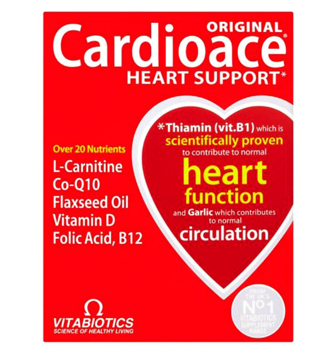 Cardioace Vitabiotics - 30 Tablets, Caps