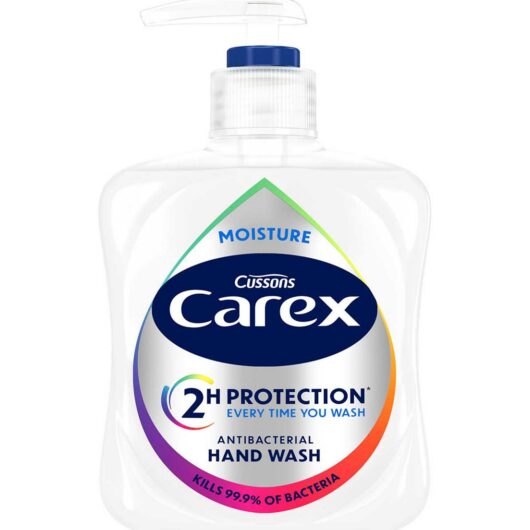 Carex Moisture Antibacterial Hand Wash Liquid Soap250 ml, 250ml