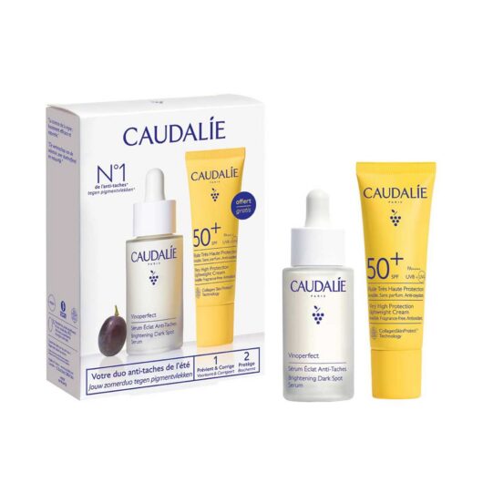 Caudalie Vinoperfect Serum And Suncare Set